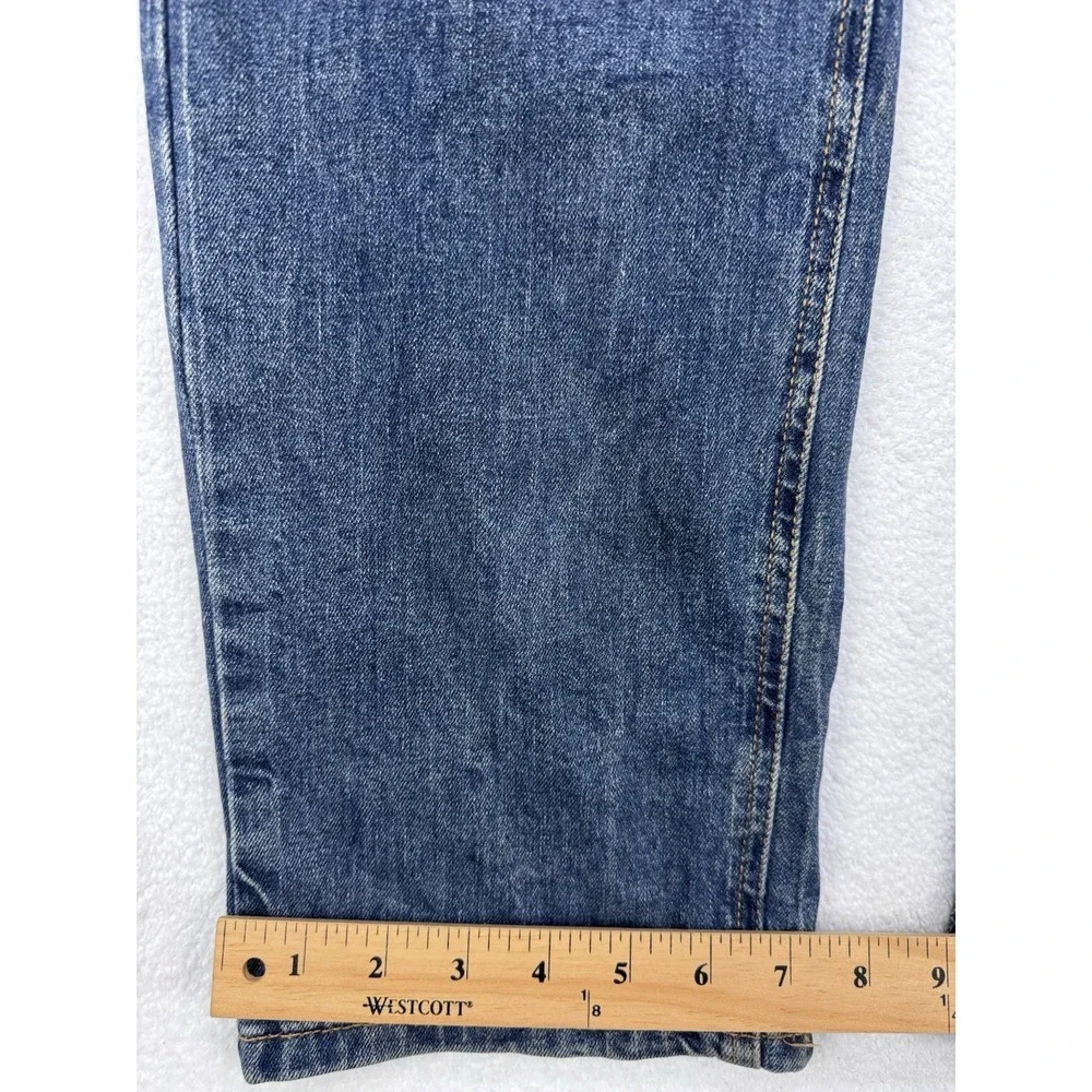 Levis 541 Jeans Men 34x38 Blue Athletic Straight Whisker Distress Stretch Denim